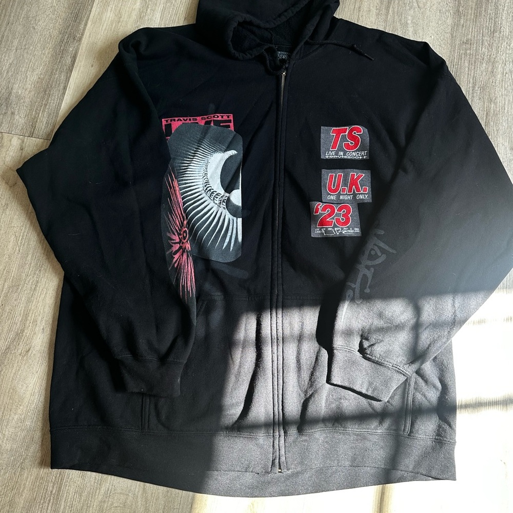 Travis Scott Black Graphic Hoodie